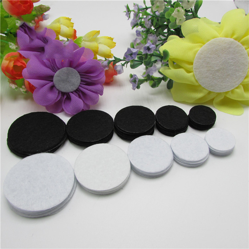 Applique Patch Flower - 200 Pz/lotto 2-4 cm Rotonda Feltro