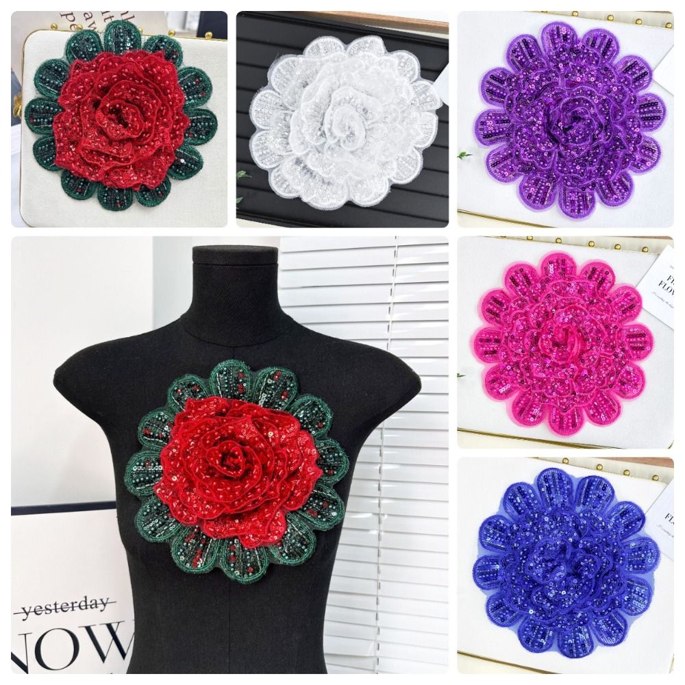 Decorazione per Gonna a Forma  - Applique Patch Flower recensione e prezzo
