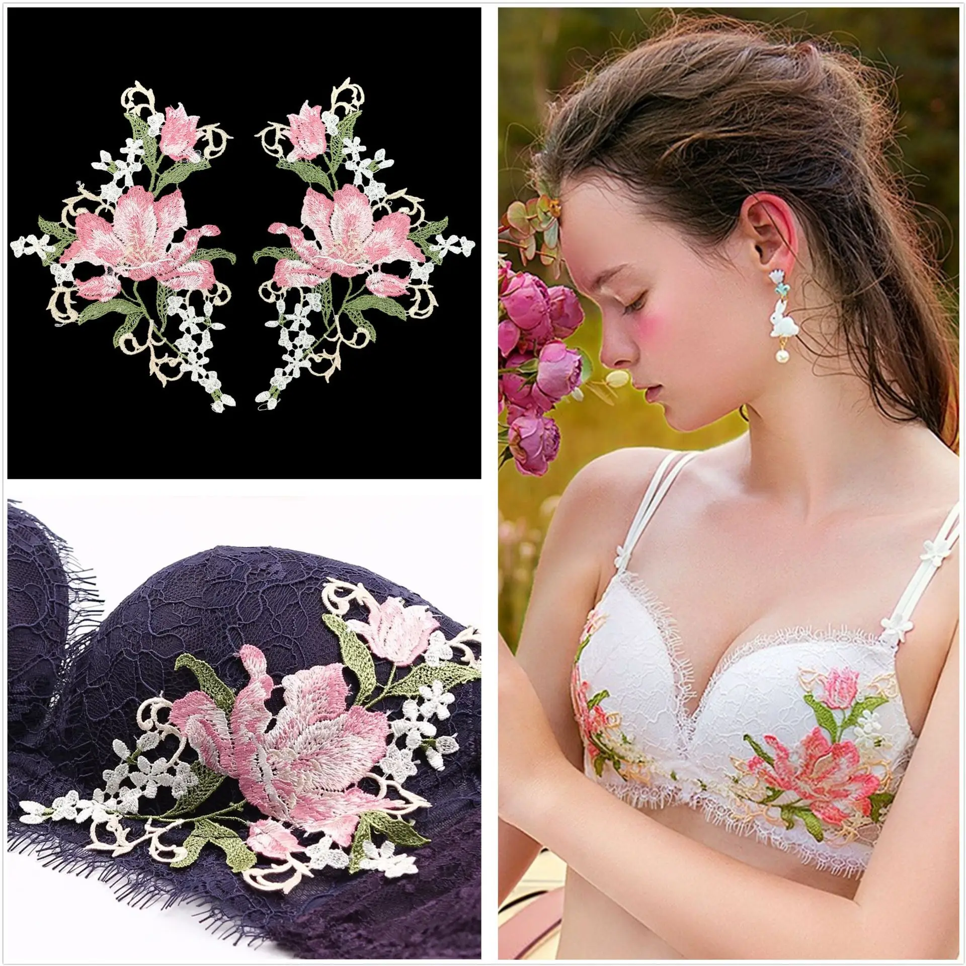 Applicazione floreale per rica - Applique Patch Flower recensione e prezzo